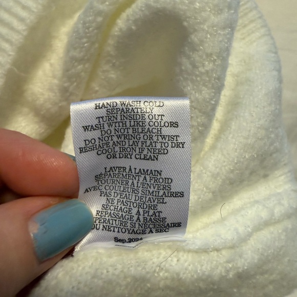 Z Supply Merry Fuzzy Sweater in Cream - Picture 4 of 6